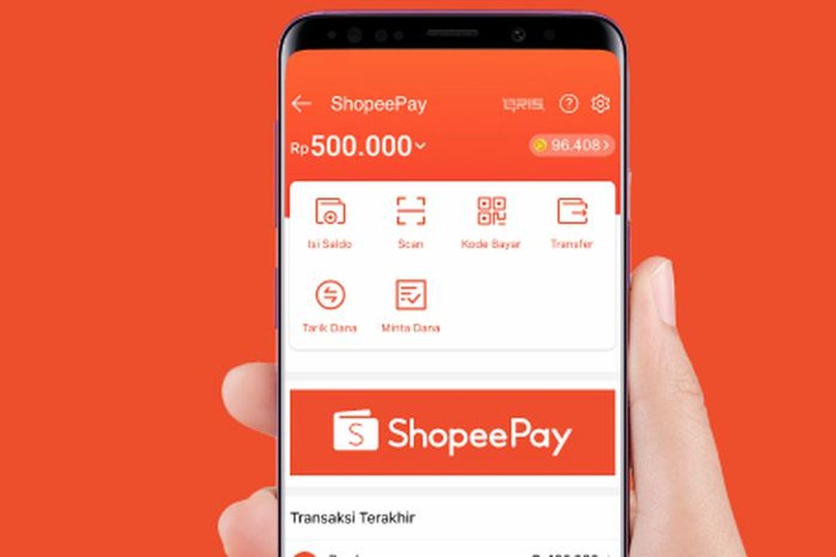 Cara top up shopeepay lewat dana