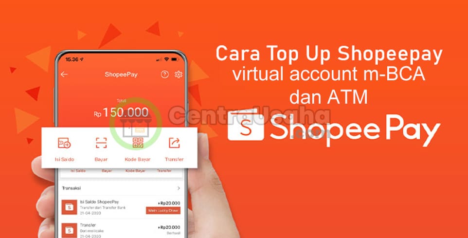 Cara isi shopeepay lewat atm bca