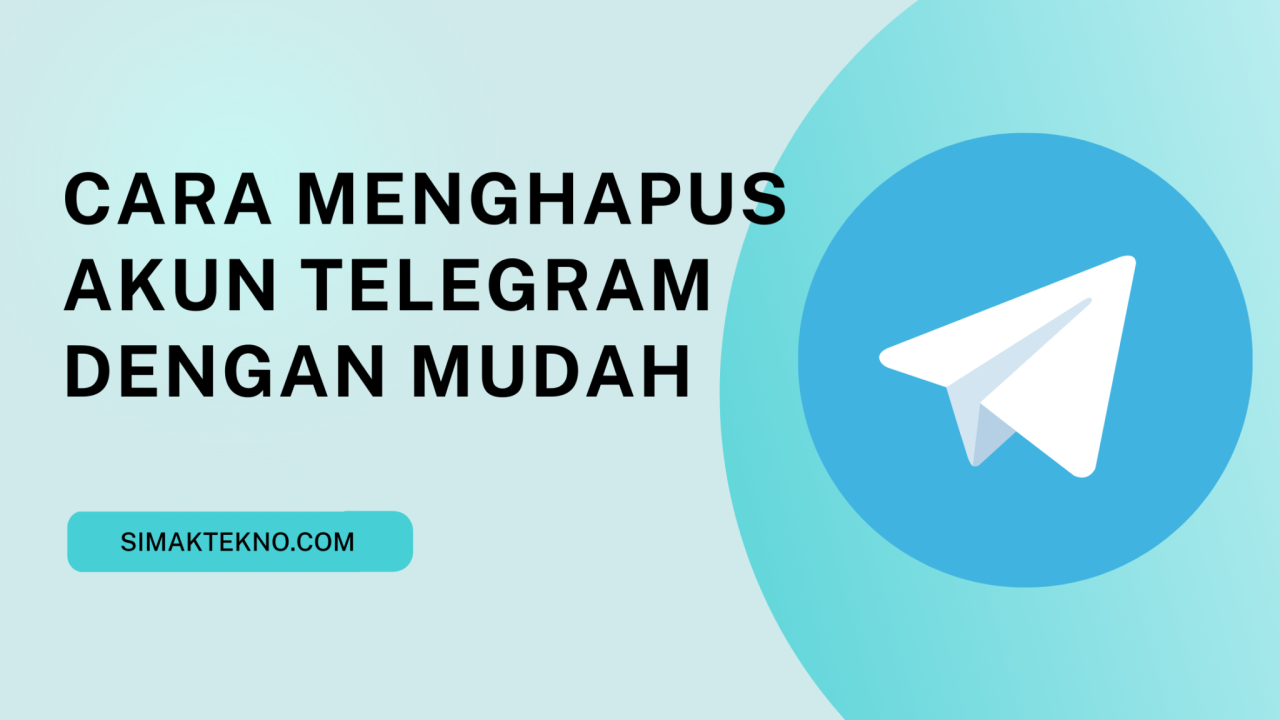 Cara deak akun telegram