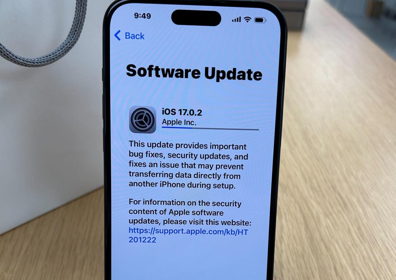 Cara update ios