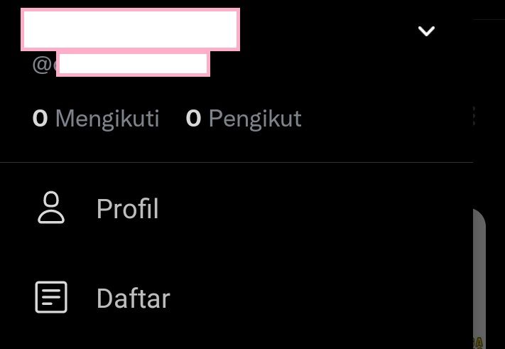 Cara private akun twitter