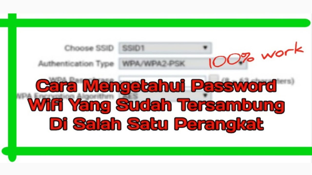 Cara bobol wifi pasti berhasil