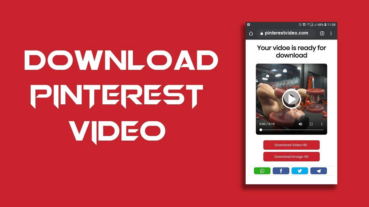 Download video pinterest android