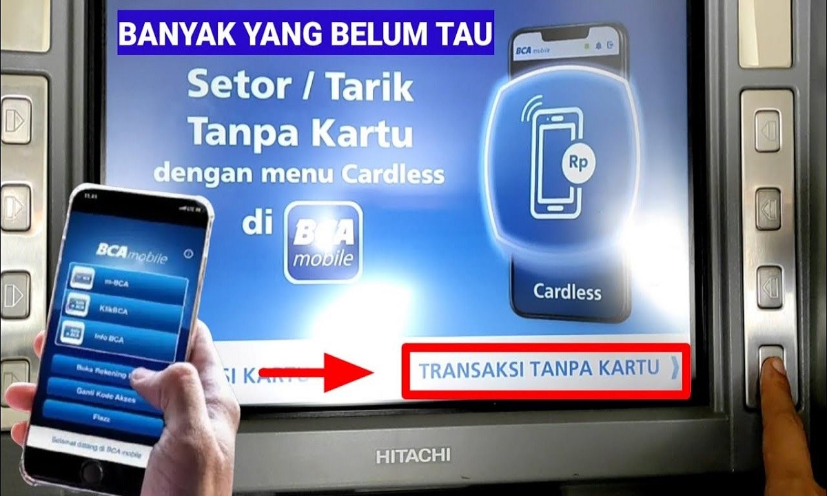 Cara tarik tunai tanpa kartu atm bri